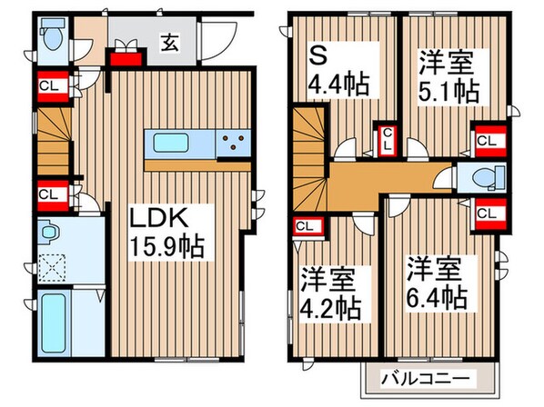 Kolet初石#02の物件間取画像